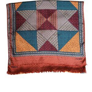 Vintage silk Fendi scarf